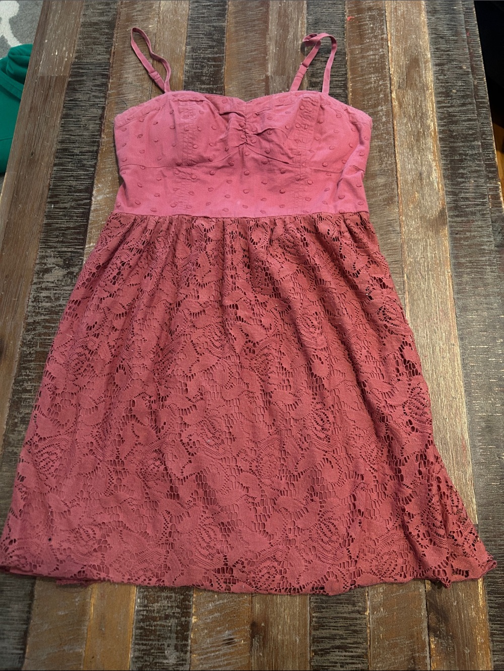 American Eagle Lace Sundress with Spaghetti Straps